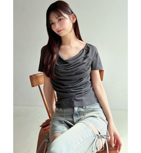 RESEXXY「ドレープカットプルオーバー」|Tシャツ・カットソー|