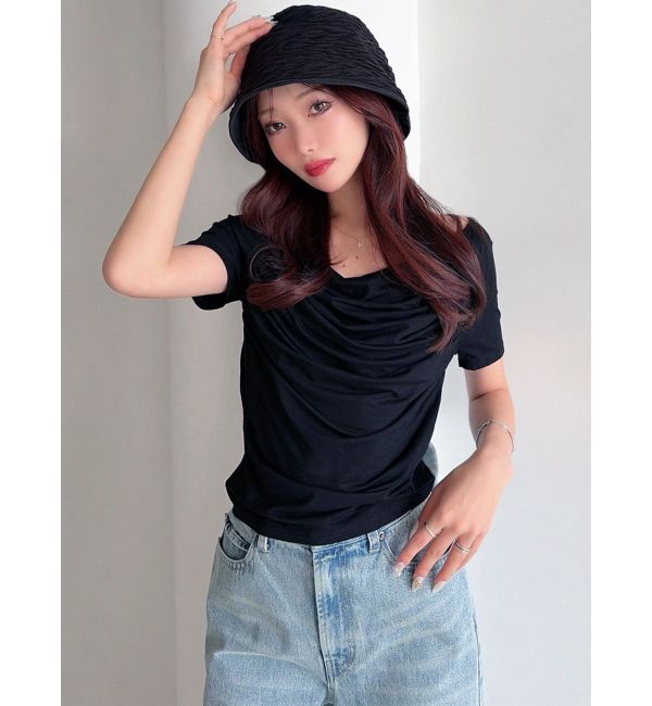 RESEXXY「ドレープカットプルオーバー」|Tシャツ・カットソー|