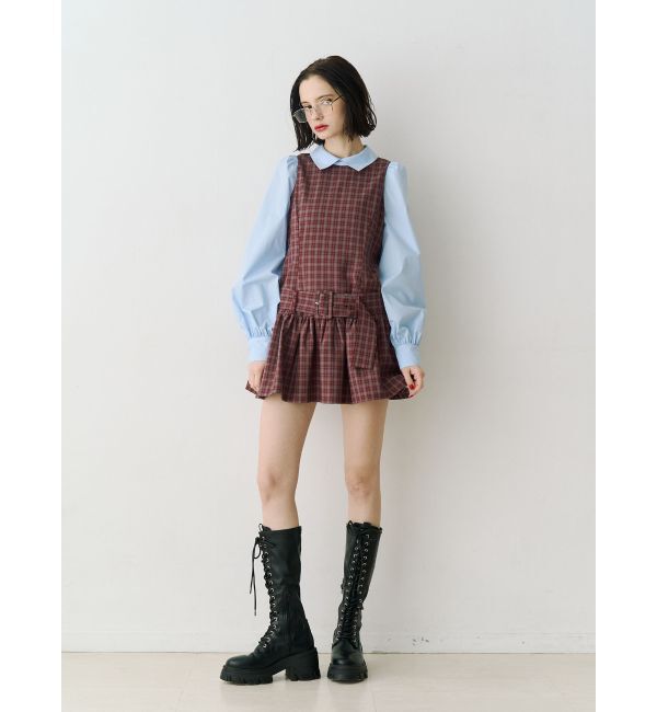jouetie「シャツドッキングミニワンピース」|ワンピース|