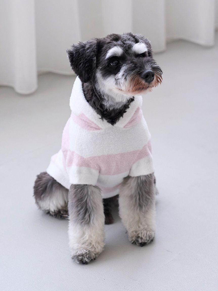  GELATO PIQUE CAT&DOG「【CAT&DOG】スムーズィーXLサイズ２ボーダーフーディー」|その他|PNK