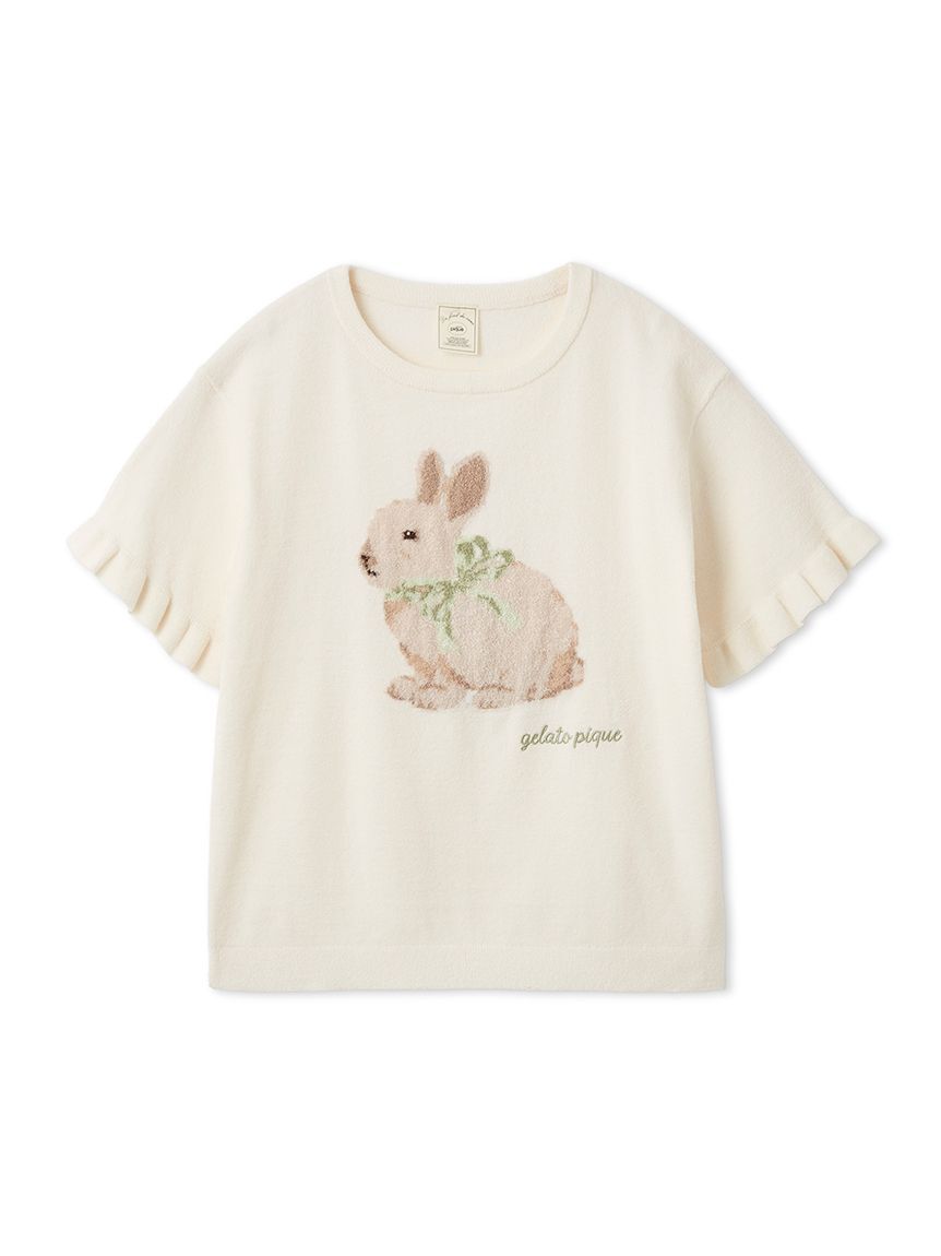 gelato pique「エアリーモコラビットジャガードプルオーバー」|ルームウェア|