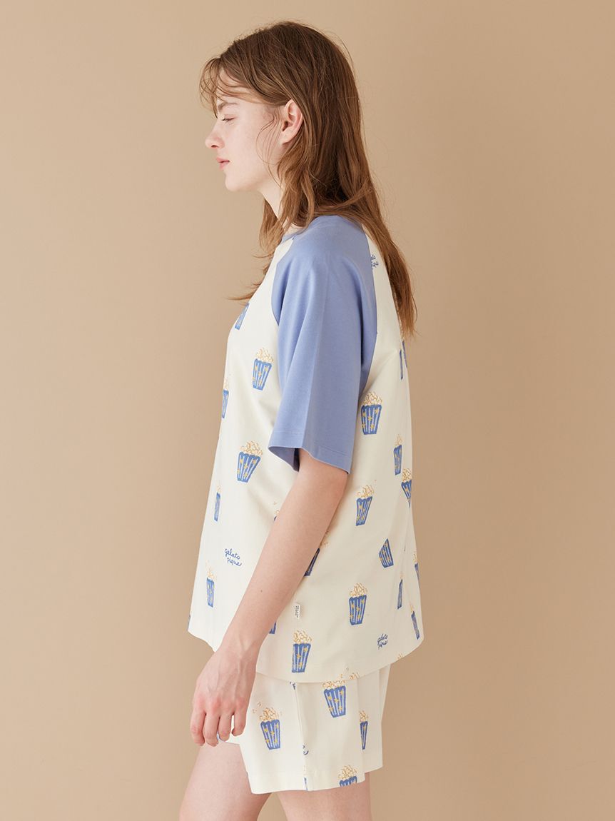 gelato pique「ポップコーン柄Tシャツ」|ルームウェア|