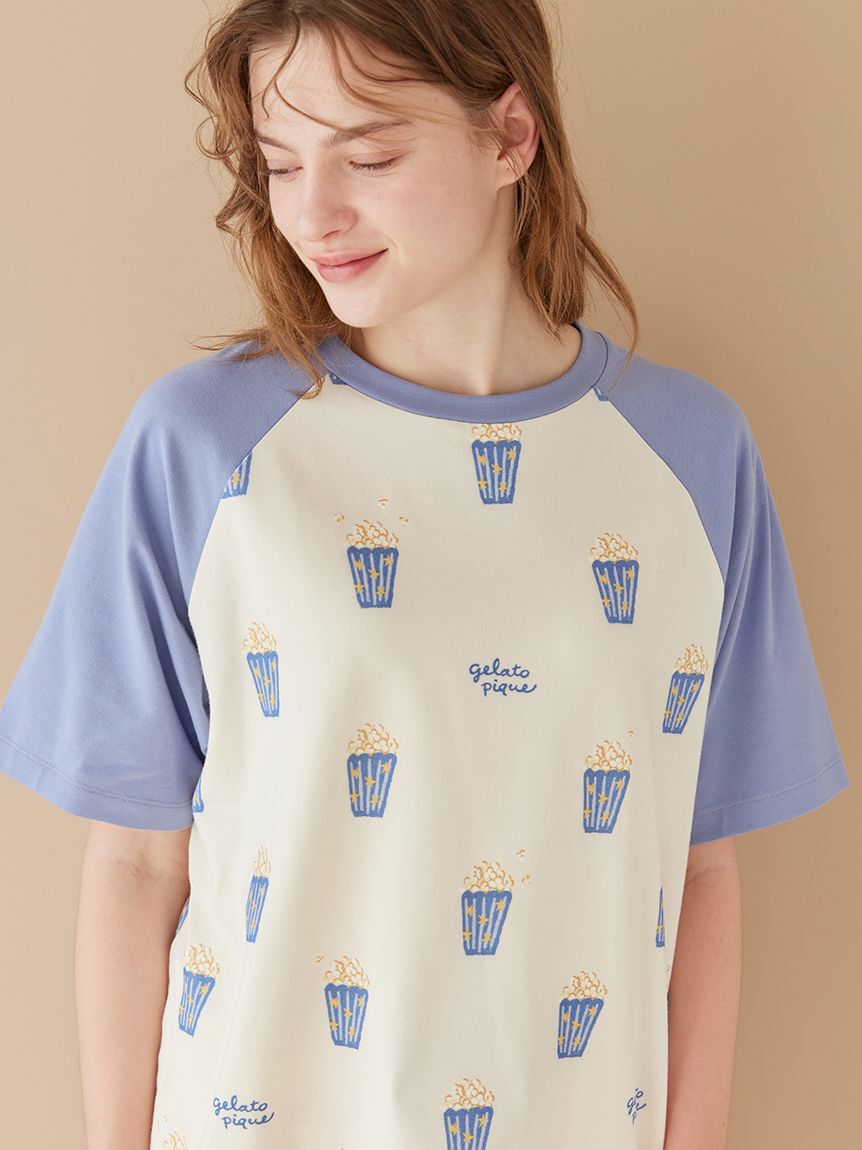 gelato pique「ポップコーン柄Tシャツ」|ルームウェア|