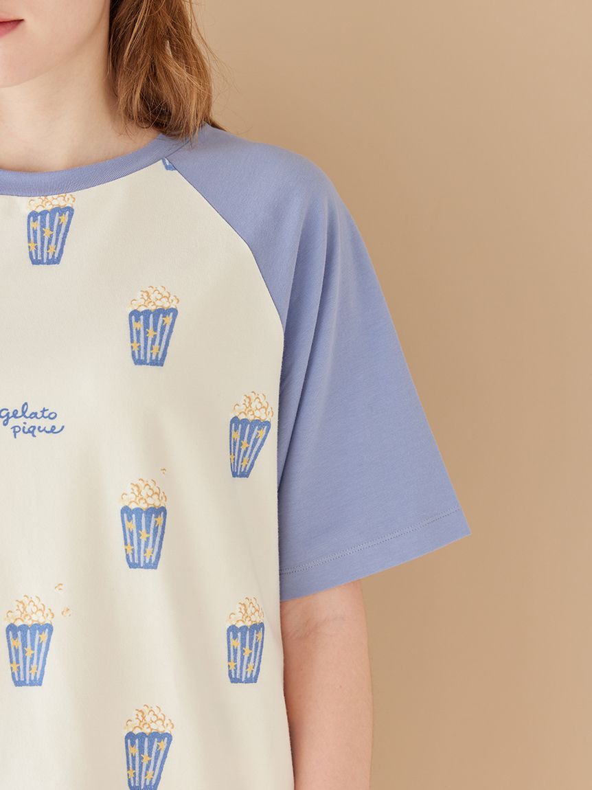 gelato pique「ポップコーン柄Tシャツ」|ルームウェア|
