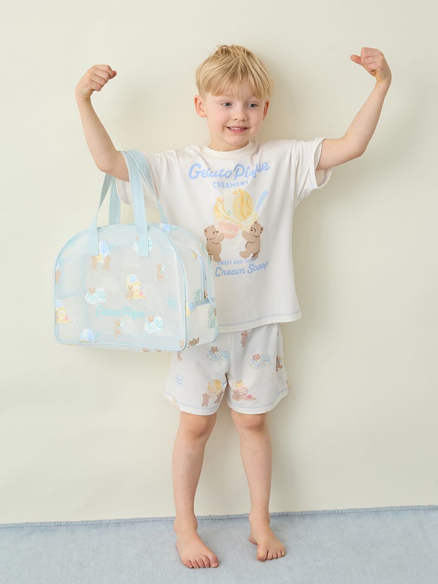 GELATO PIQUE KIDS & BABY「【KIDS】アイスクリームベア柄PVCプールバッグ」|トートバッグ|