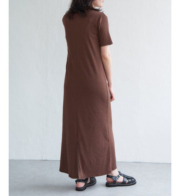 VENCE share style「リブカットソーレイヤード風ワンピース」|ワンピース|