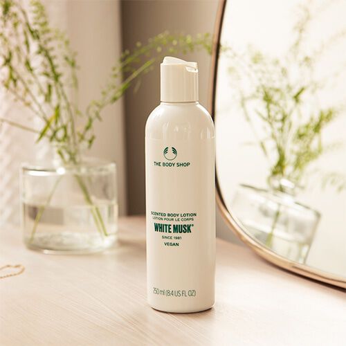 THE BODY SHOP「ホワイトムスク ボディローション　250mL」|ボディ保湿|