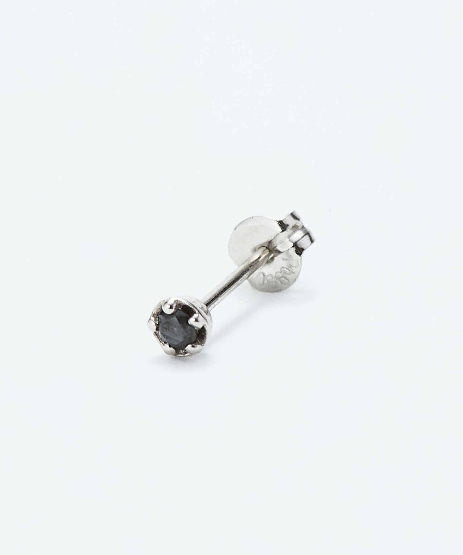 JUPITER「【Pt900】ブラックダイヤピアス/片耳/金属アレルギー対応」|ピアス|