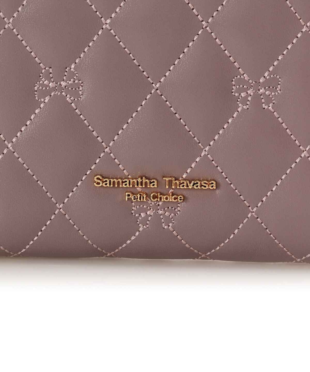 Samantha Thavasa Petit Choice「リボンキルト 折財布」|財布|