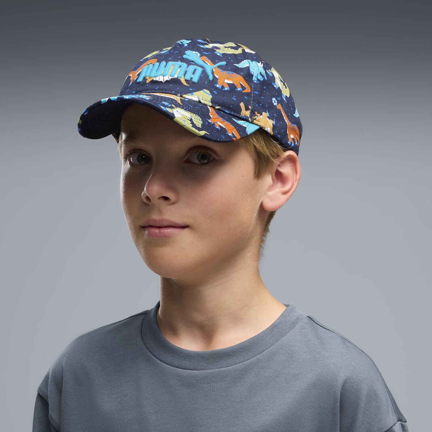 PUMA「【PUMA ｳｪｱ】K ESS NO.1 LOGO AOP BB CAP JR」|キャップ・キャスケット|
