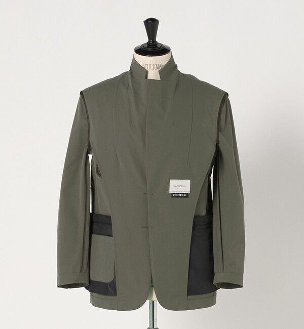 UNITED ARROWS green label relaxing「A+ PERTEX UNLIMITED コットンライク リラックス セットアップジャケット -ウォッシャブル・ストレッチ・撥」|テーラードジャケット|