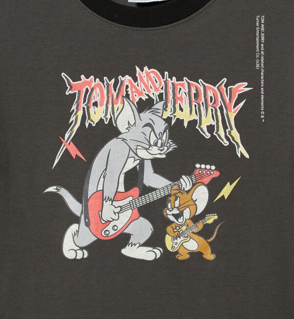 UNITED ARROWS green label relaxing「【別注】＜URBAMENT＞TOM and JERRY リンガーTシャツ / キッズ 100cmー130cm」|Tシャツ・カットソー|