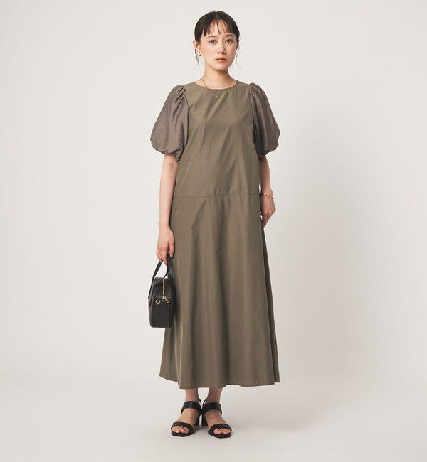 UNITED ARROWS green label relaxing「バルーンスリーブ ドッキング ワンピース」|ワンピース|MOCA