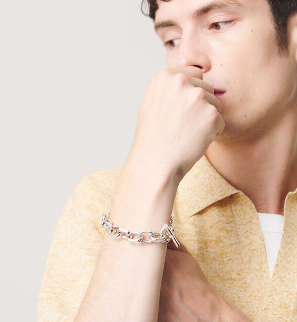 BEAUTY&YOUTH UNITED ARROWS「【別注】＜General＞クレッシェンド ブレスレット」|ブレスレット・バングル|SILVER
