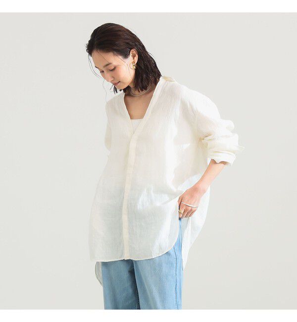 Demi-Luxe BEAMS 「:colon / リネンシャツ」|シャツ・ブラウス|