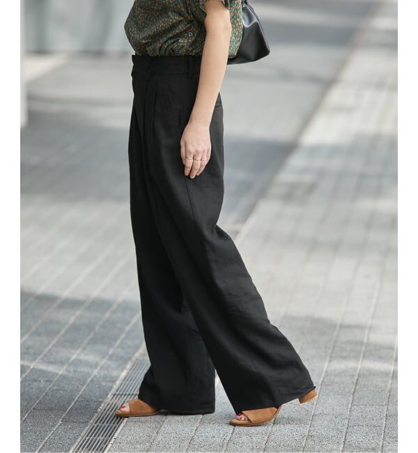 journal standard L'essage「LINEN 2タックパンツ」|その他|