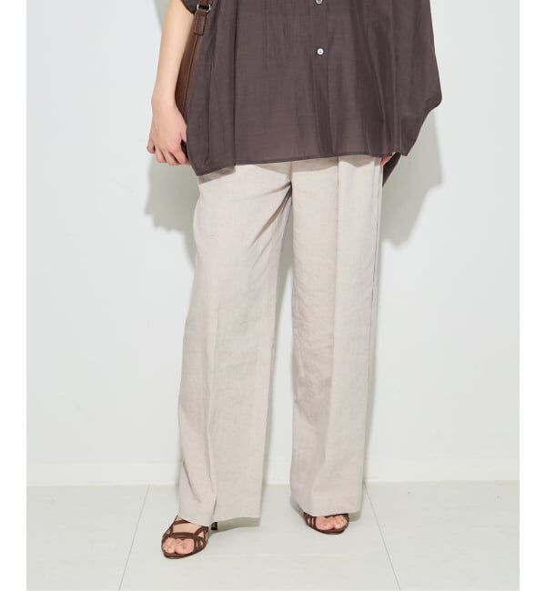 journal standard L'essage「LINEN 2タックパンツ」|その他|