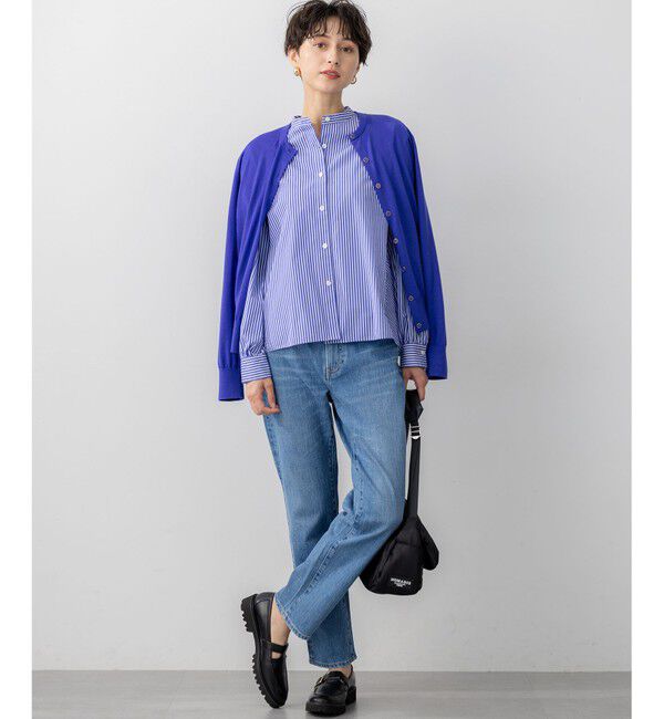 23区「【洗える】サステナブルウール ベーシック カーディガン」|カーディガン|