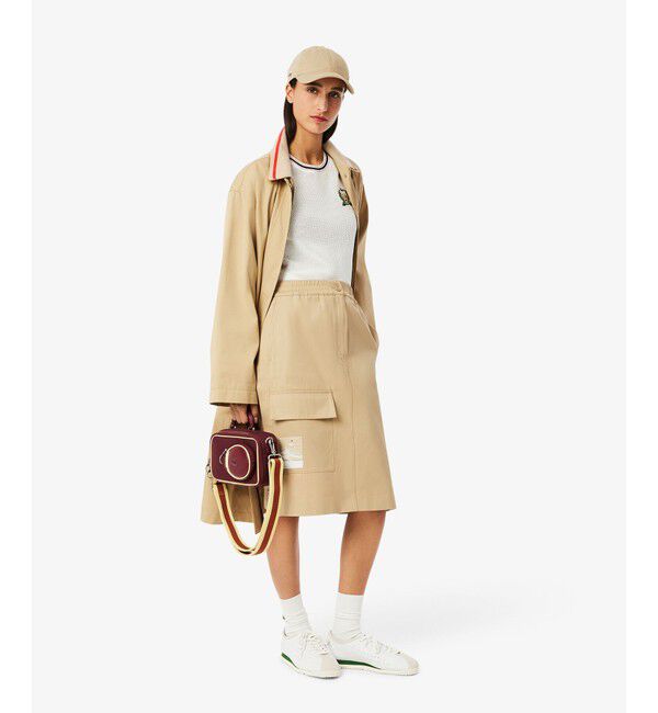 LACOSTE「アシンメトリーカーゴポケットスカート」|スカート|