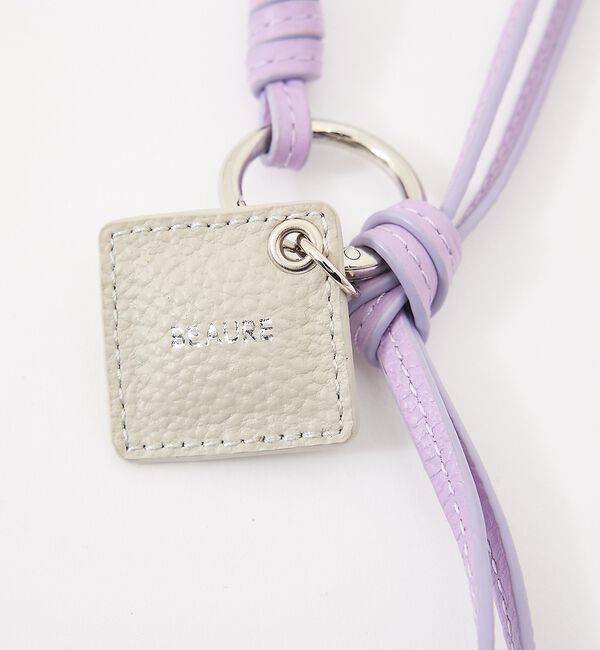 collex「【WEB限定】【BEAURE/ヴュレ】レザーモバイルリストストラップ」|モバイルケース|