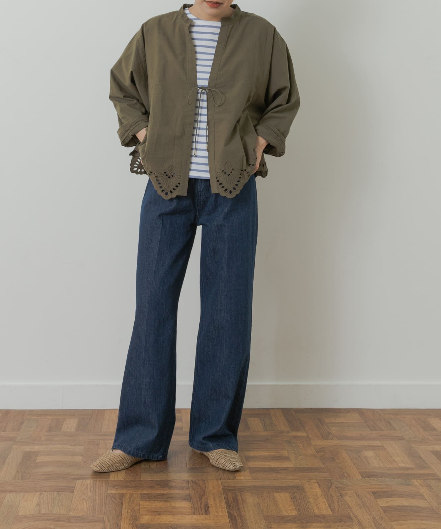 URBAN RESEARCH DOORS「Denim Straight Pants」|デニム|