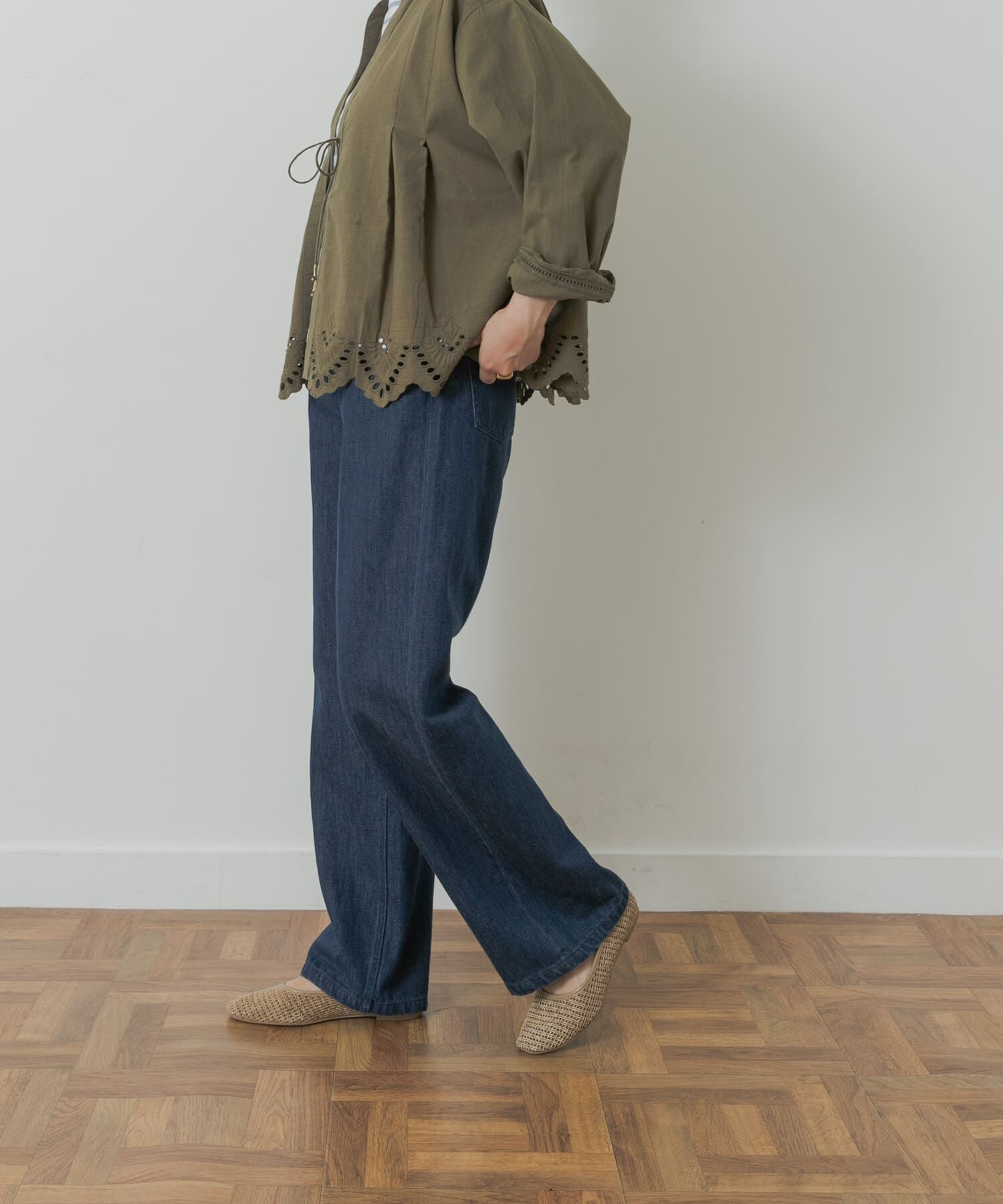 URBAN RESEARCH DOORS「Denim Straight Pants」|デニム|