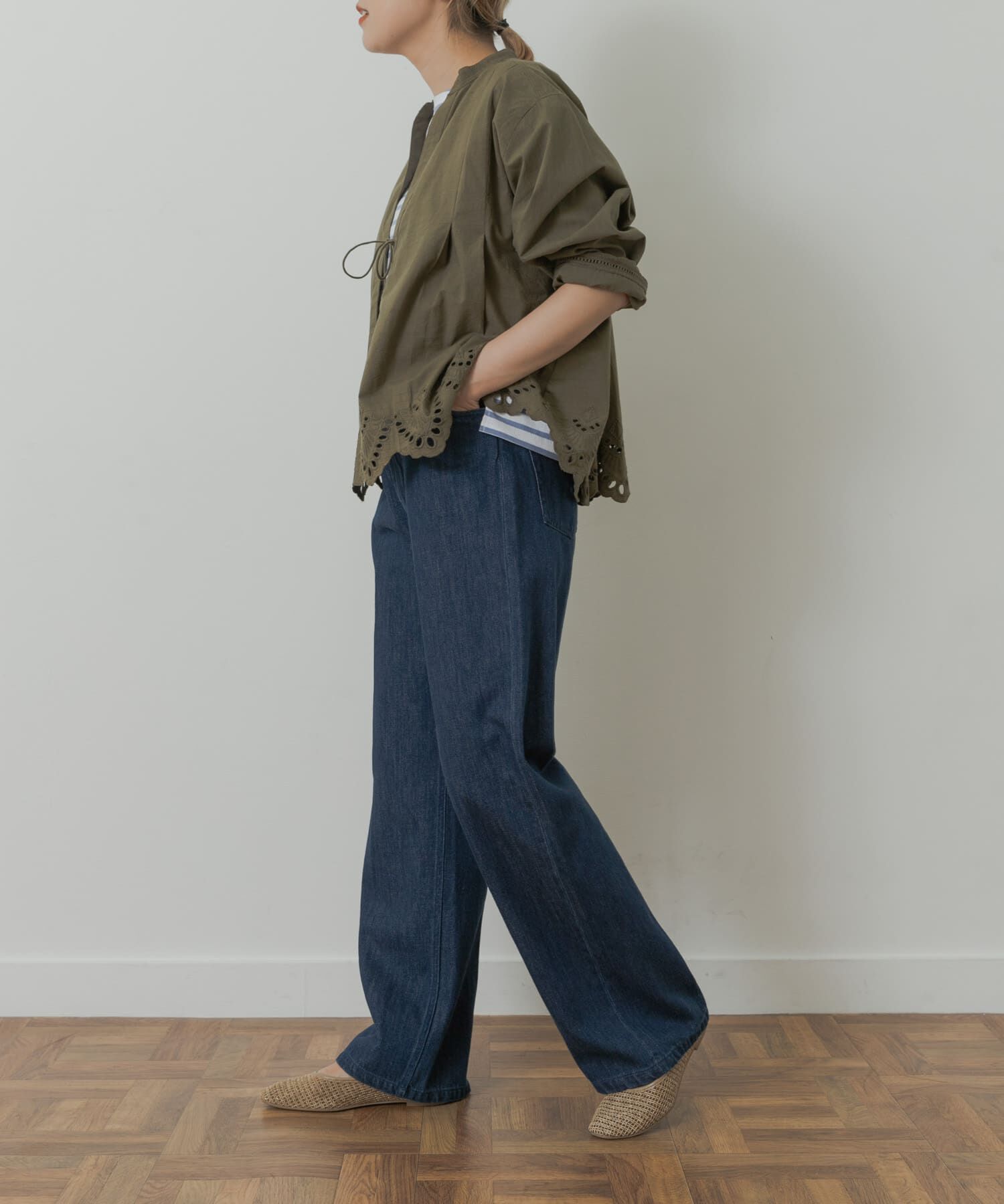 URBAN RESEARCH DOORS「Denim Straight Pants」|デニム|