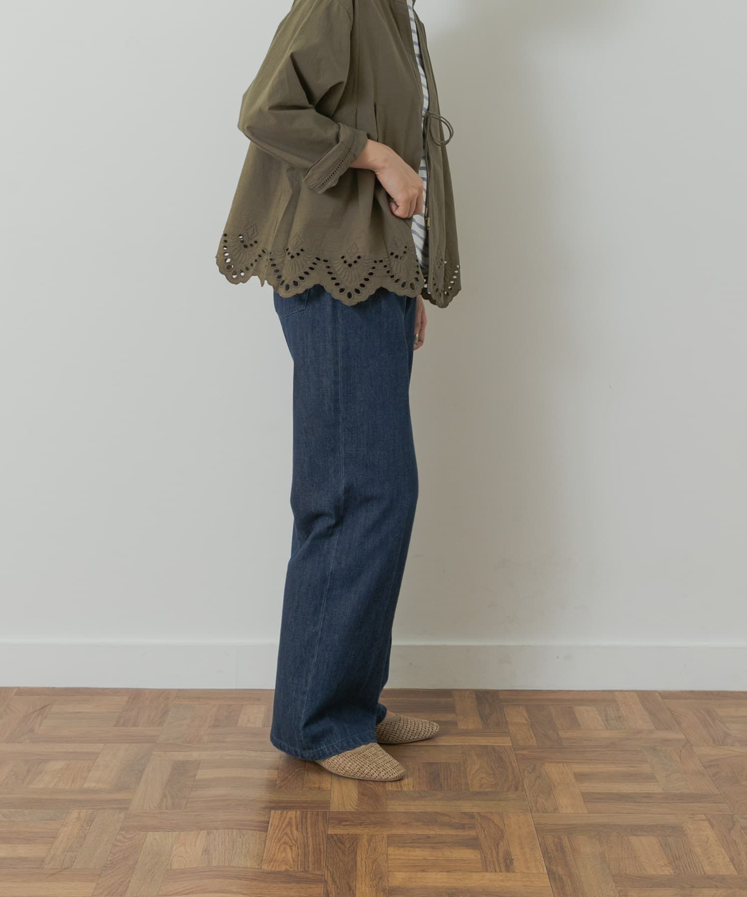 URBAN RESEARCH DOORS「Denim Straight Pants」|デニム|