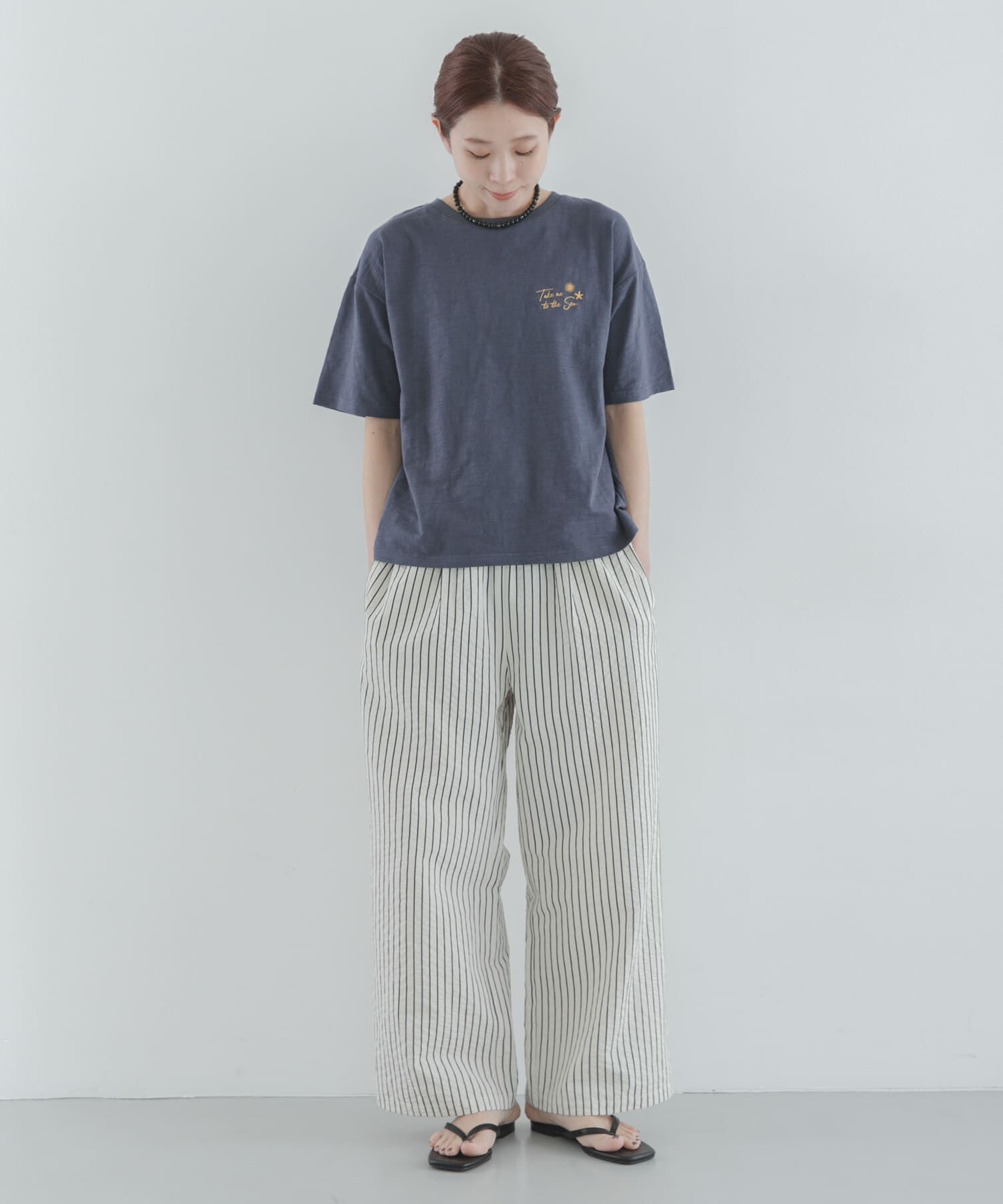 Sonny Label 「ストライプセミワイドイージーパンツ」|その他|