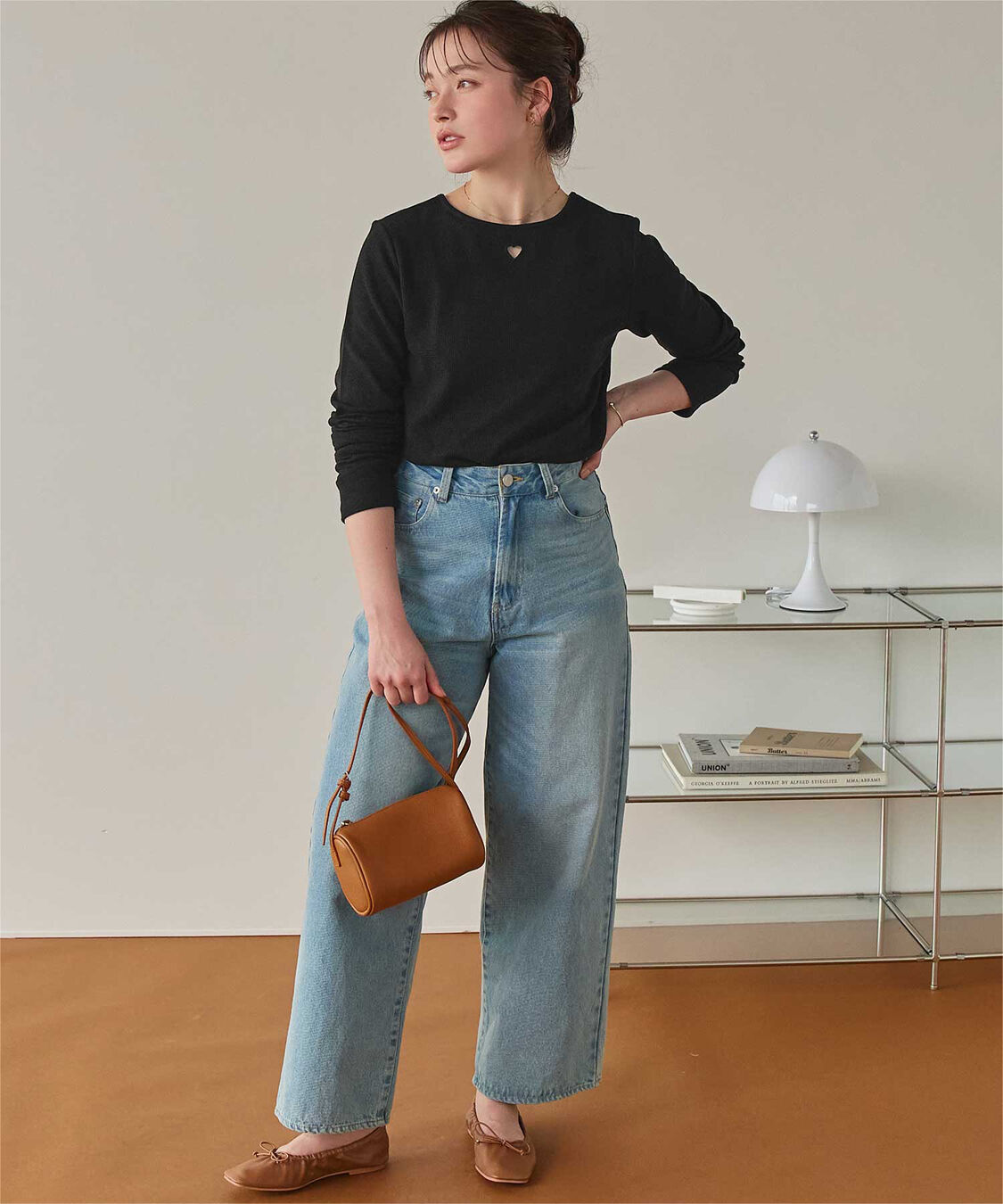 titivate「ハートカット刺繍前後2wayカットソー」|Tシャツ・カットソー|