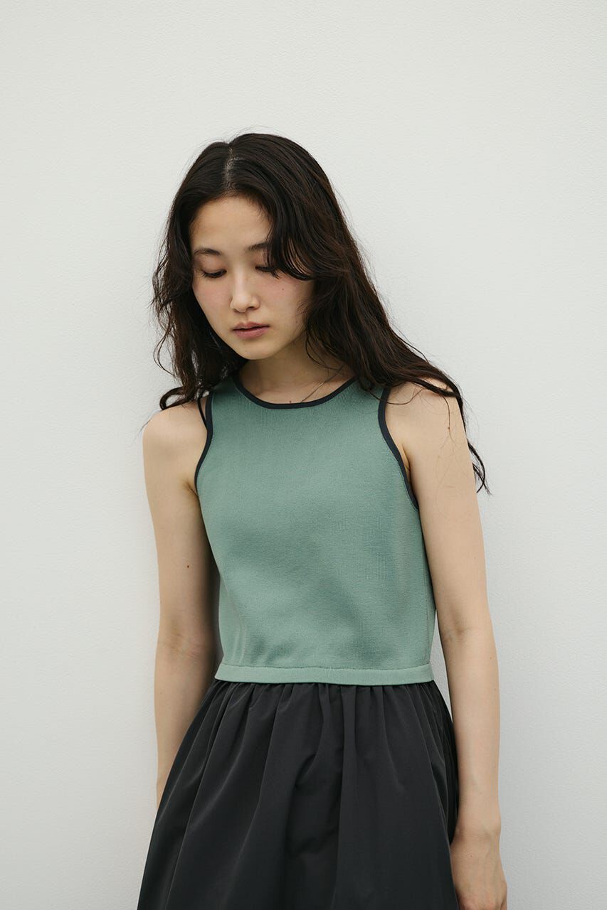 STYLEMIXER「アメスリドッキングニットワンピース」|ワンピース|