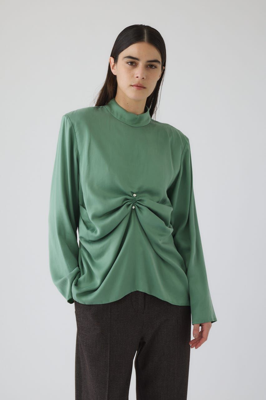 RIM.ARK 「Gathered paded tops」|シャツ・ブラウス|