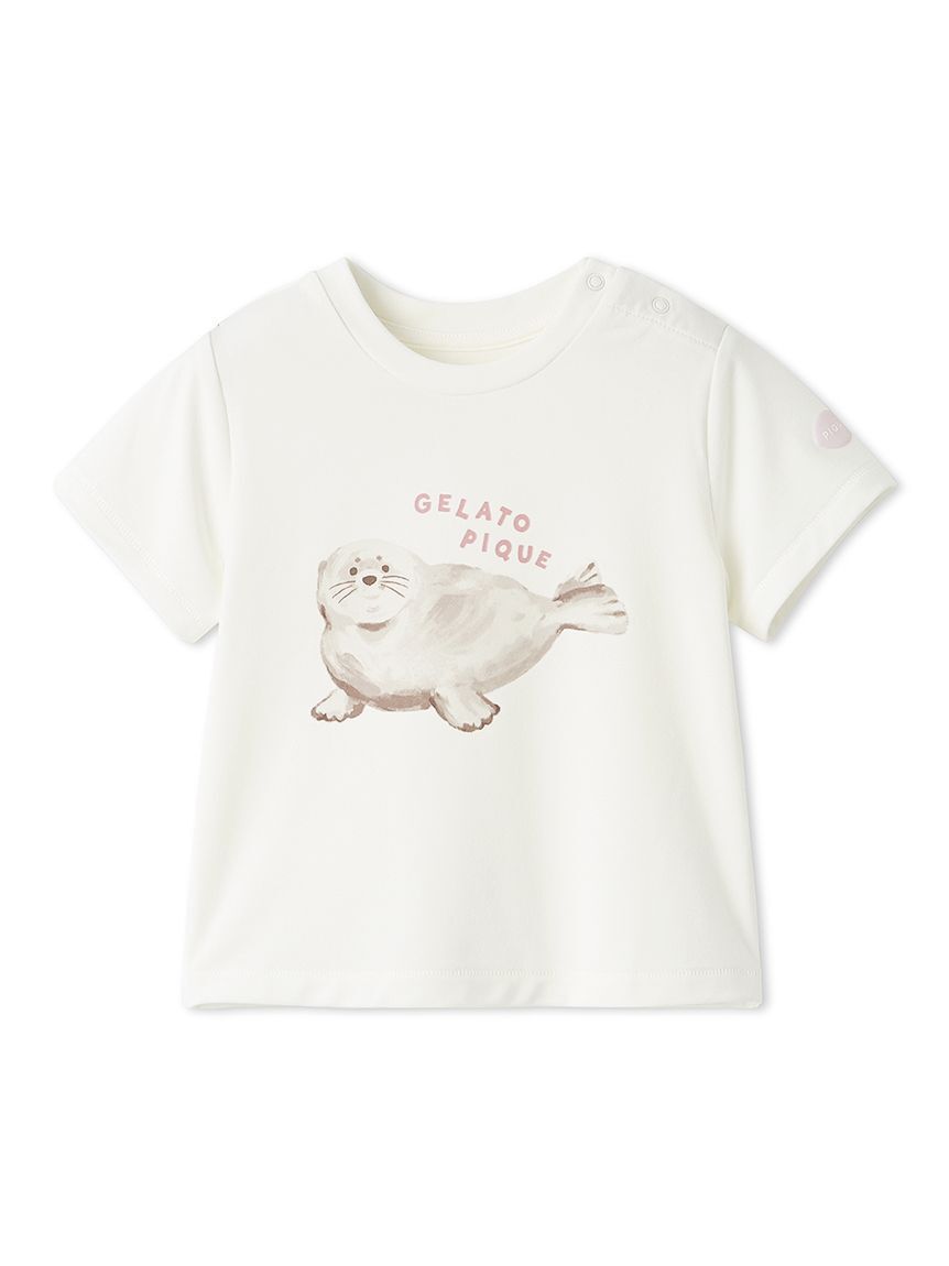 GELATO PIQUE KIDS & BABY「【BABY】【接触冷感】シーアニマル柄ワンポイントTシャツ」|その他ベビーウェア|