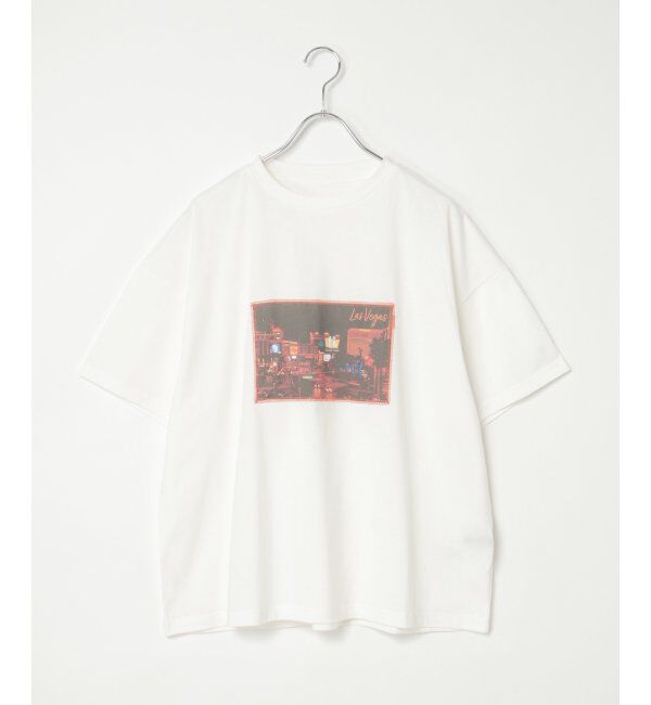 VENCE share style「綿天竺フォトハリツケTシャツ」|Tシャツ・カットソー|