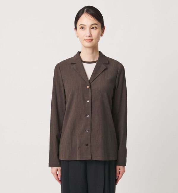 UNITED ARROWS「クレープ シャツ ジャケット ‐ウォッシャブル‐」|シャツ・ブラウス|