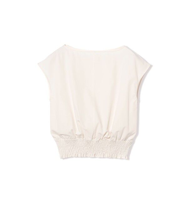 Demi-Luxe BEAMS 「フレンチ シャーリング ブラウス」|シャツ・ブラウス|OFF WHITE