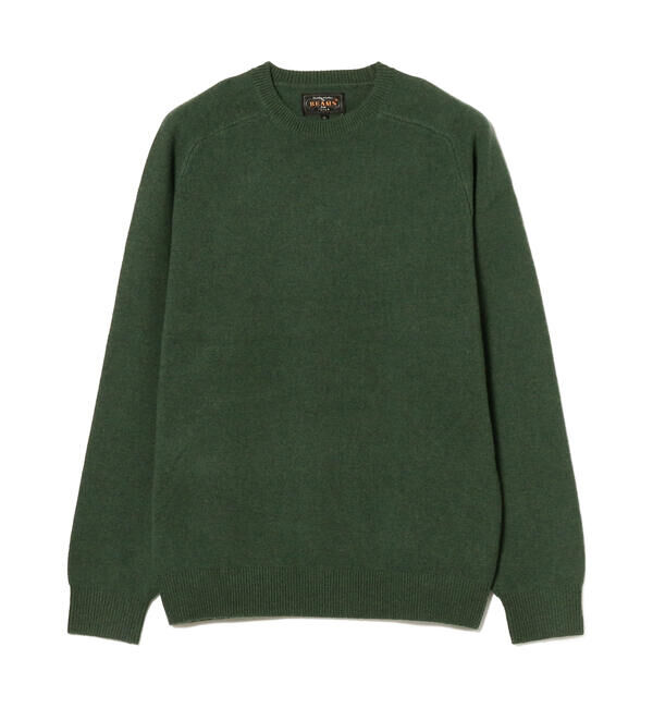 BEAMS PLUS「Crew 9G」|ニット・セーター|GREEN