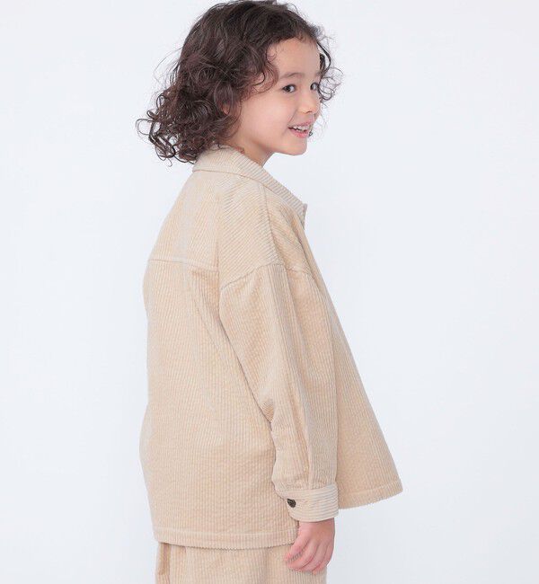 SHIPS KIDS「SHIPS KIDS:100～130cm /コーデュロイ シャツ アウター」|シャツ・ブラウス|