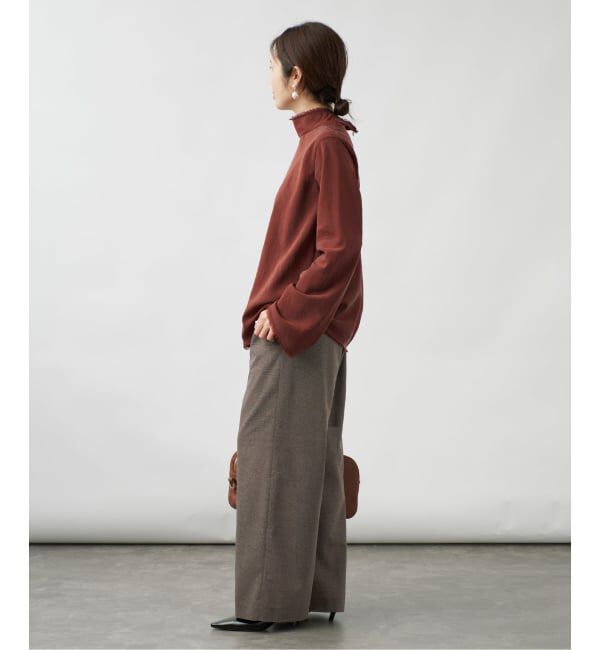 VERMEIL par iena「《予約》Bias High-Neck ブラウス」|シャツ・ブラウス|