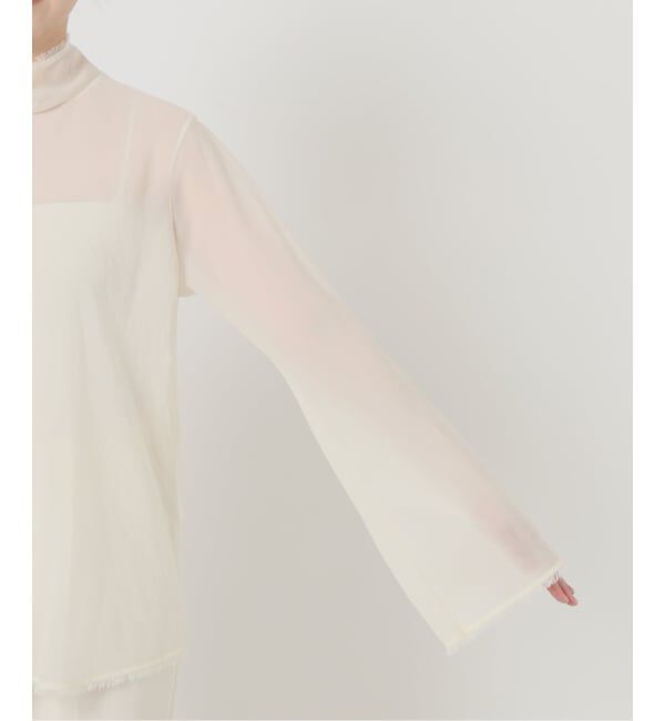VERMEIL par iena「《予約》Bias High-Neck ブラウス」|シャツ・ブラウス|