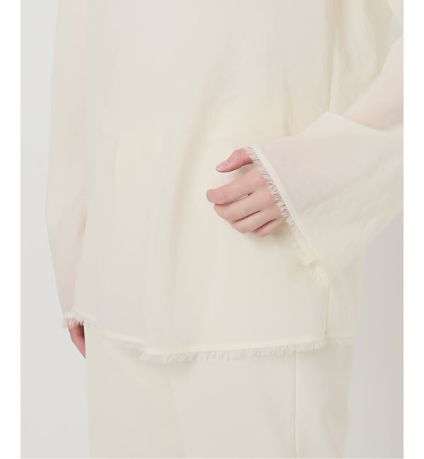 VERMEIL par iena「《予約》Bias High-Neck ブラウス」|シャツ・ブラウス|