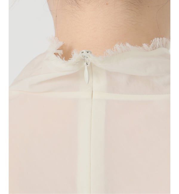 VERMEIL par iena「《予約》Bias High-Neck ブラウス」|シャツ・ブラウス|