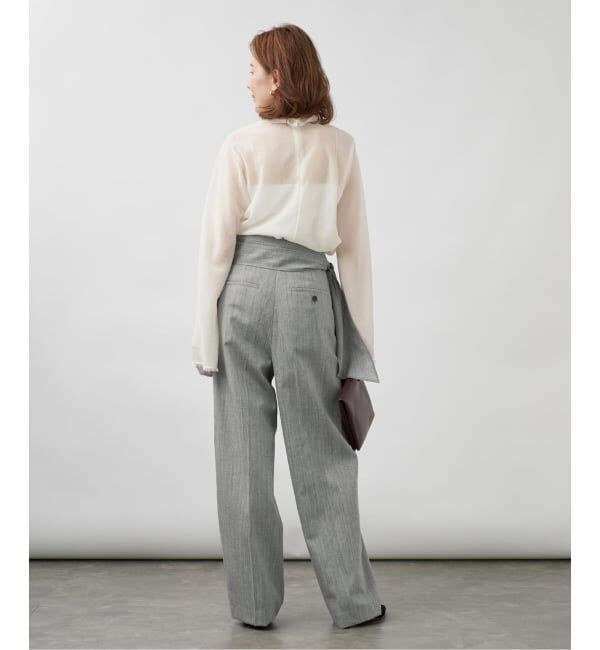 VERMEIL par iena「《予約》Bias High-Neck ブラウス」|シャツ・ブラウス|