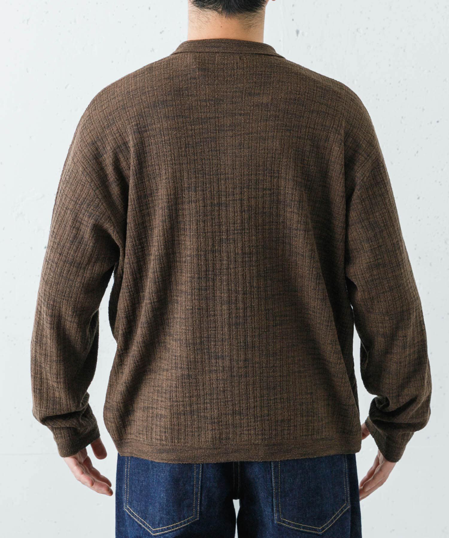 URBAN RESEARCH「crepuscule　Crepe Knit Shirts」|シャツ・ブラウス|