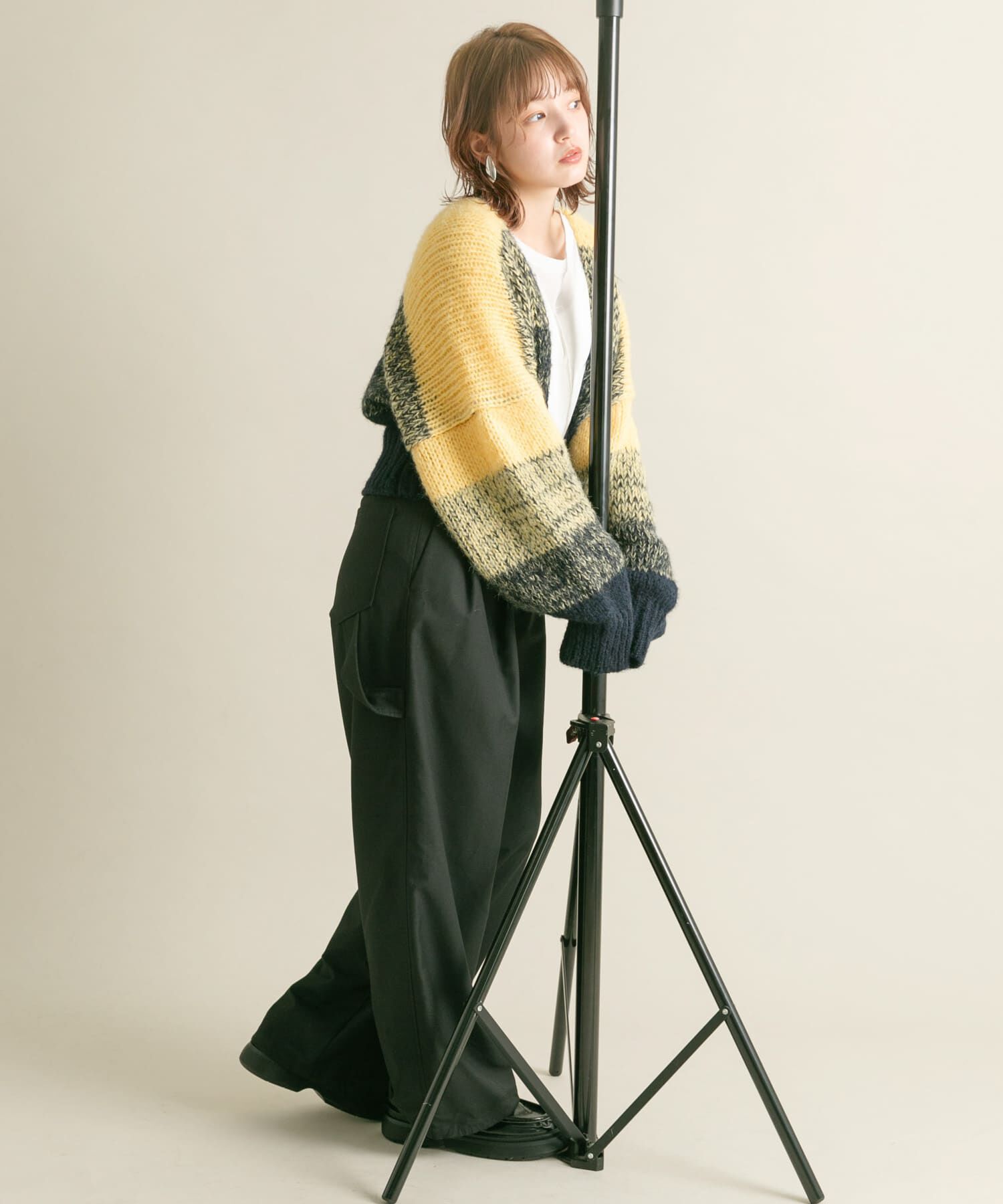  「『WEB/一部店舗限定』グラデーションショートカーディガン」|カーディガン|