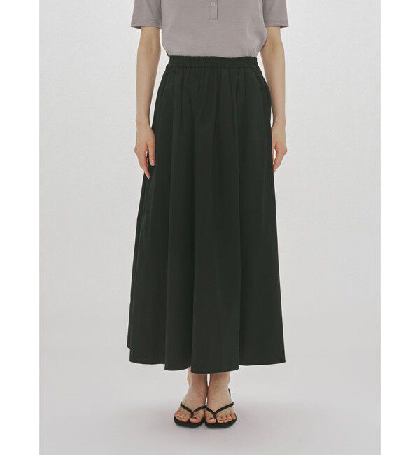 MIDIUMISOLID「MIDIUMISOLID for Ladies タックドギャザーボリュームスカート」|スカート|