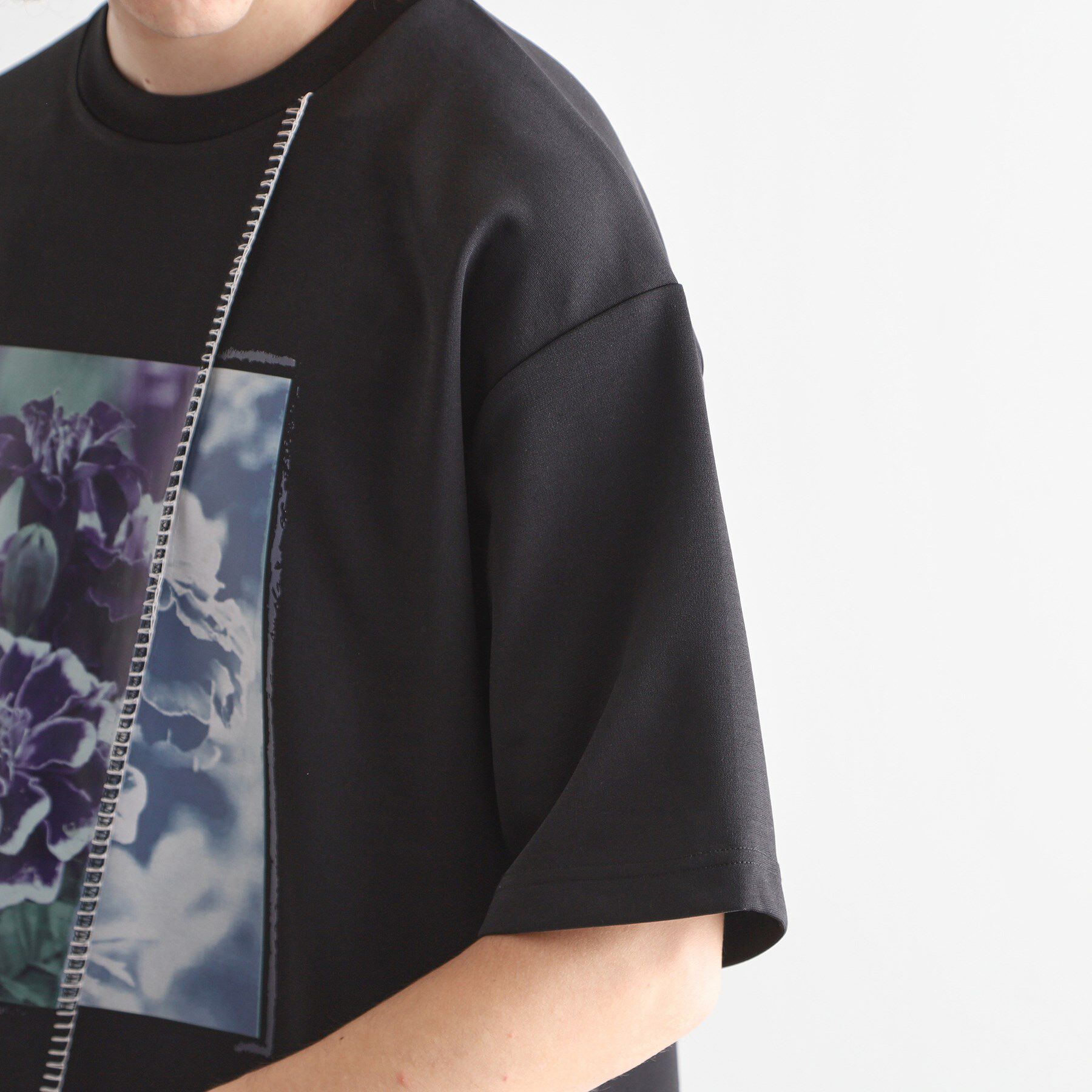 tk.TAKEO KIKUCHI「◆インバージョンフラワーカットソー」|Tシャツ・カットソー|