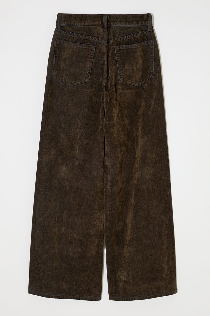 MOUSSY「MIDRISE CORDUROY バギー」|デニム|