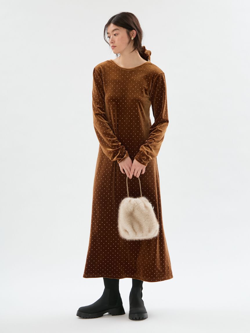 emmi atelier「巾着ミニバッグ」|ハンドバッグ|