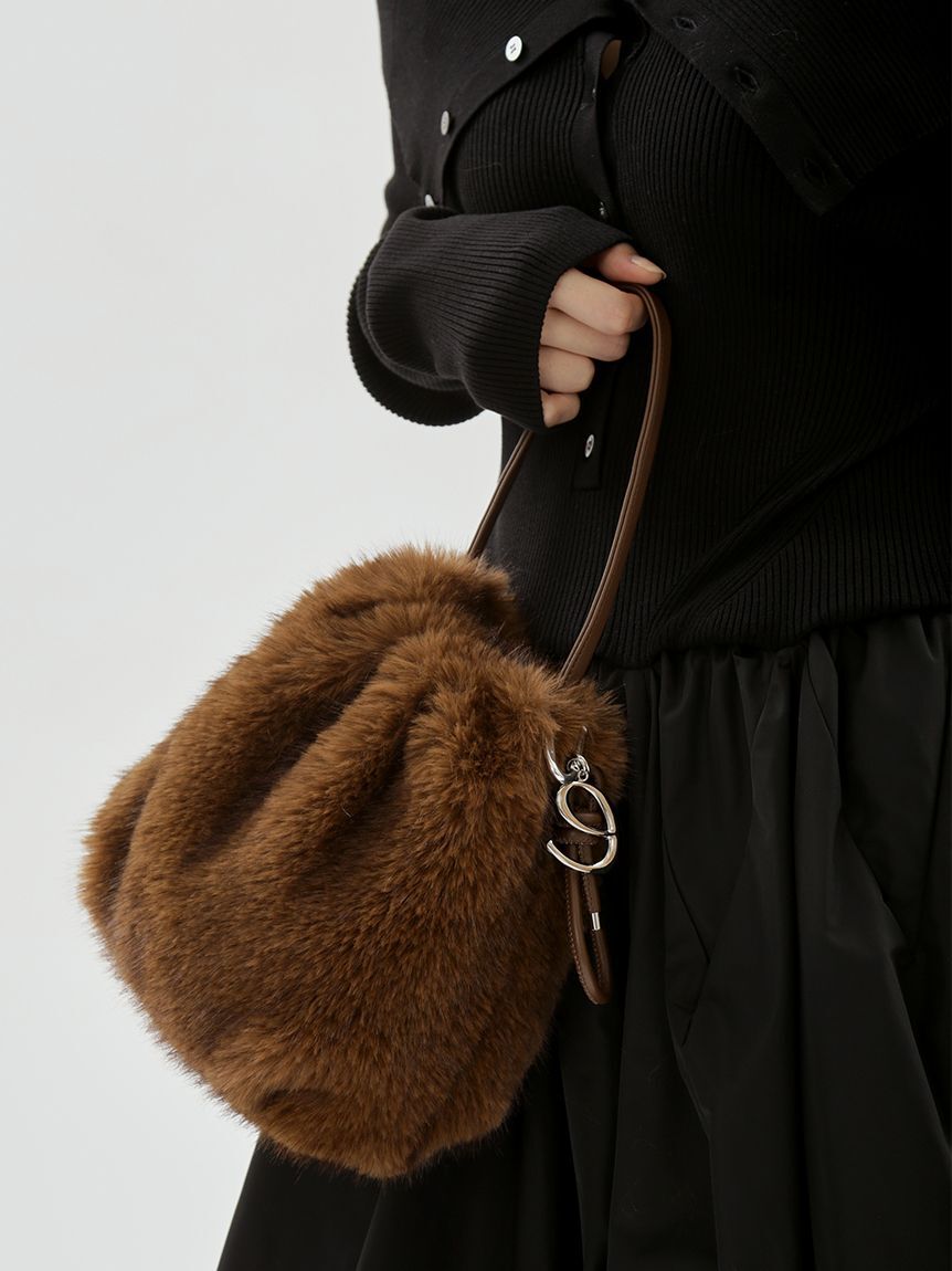 emmi atelier「巾着ミニバッグ」|ハンドバッグ|